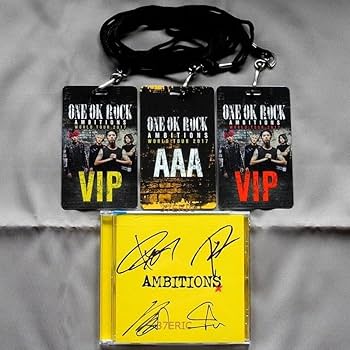 ONE OK ROCK 2015 USツアー サイン入りチケット ONE OK ROCK ワンオクロック US公演 直筆サイン入りツアー