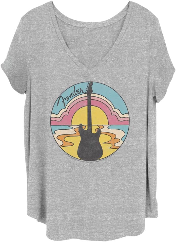 FIFTH SUN TシャツFender 70s Junior's Plus Short Sleeve Tee Shirtレ
