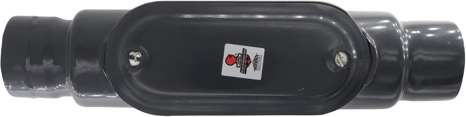 Plasti-Bond PRC57 Robroy PVC-Coated Conduit Body, Type-C, Form-7, 1-1/2-Inch