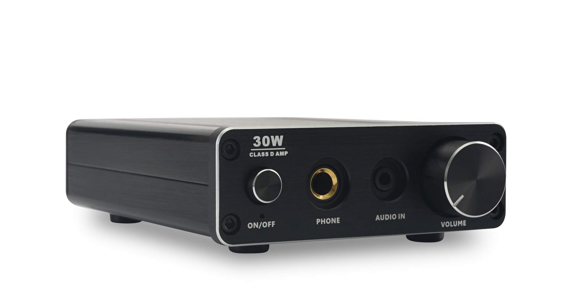 McGrey BMS-80 BR Micro Stereo - incl. mini amplificatore e cavi per casse - ingressi RCA e AUX - 80 watt - marrone