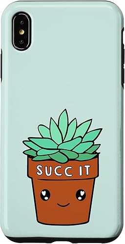 Vista 11 de iPhone 16 Succ It - Cute Succulent Plant Lovers Gardening Theme Case