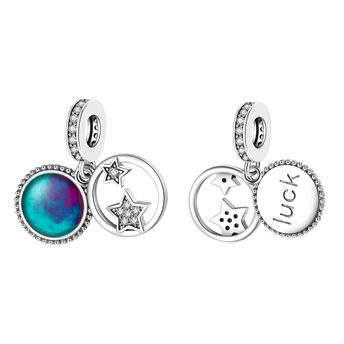 GOUWO Cute Animal Charms for Bracelets and Necklaces 925 Sterling Silver Charms Jewelry Pendant Beads Charm Birthday Gift for Women Girls Mom Daughter