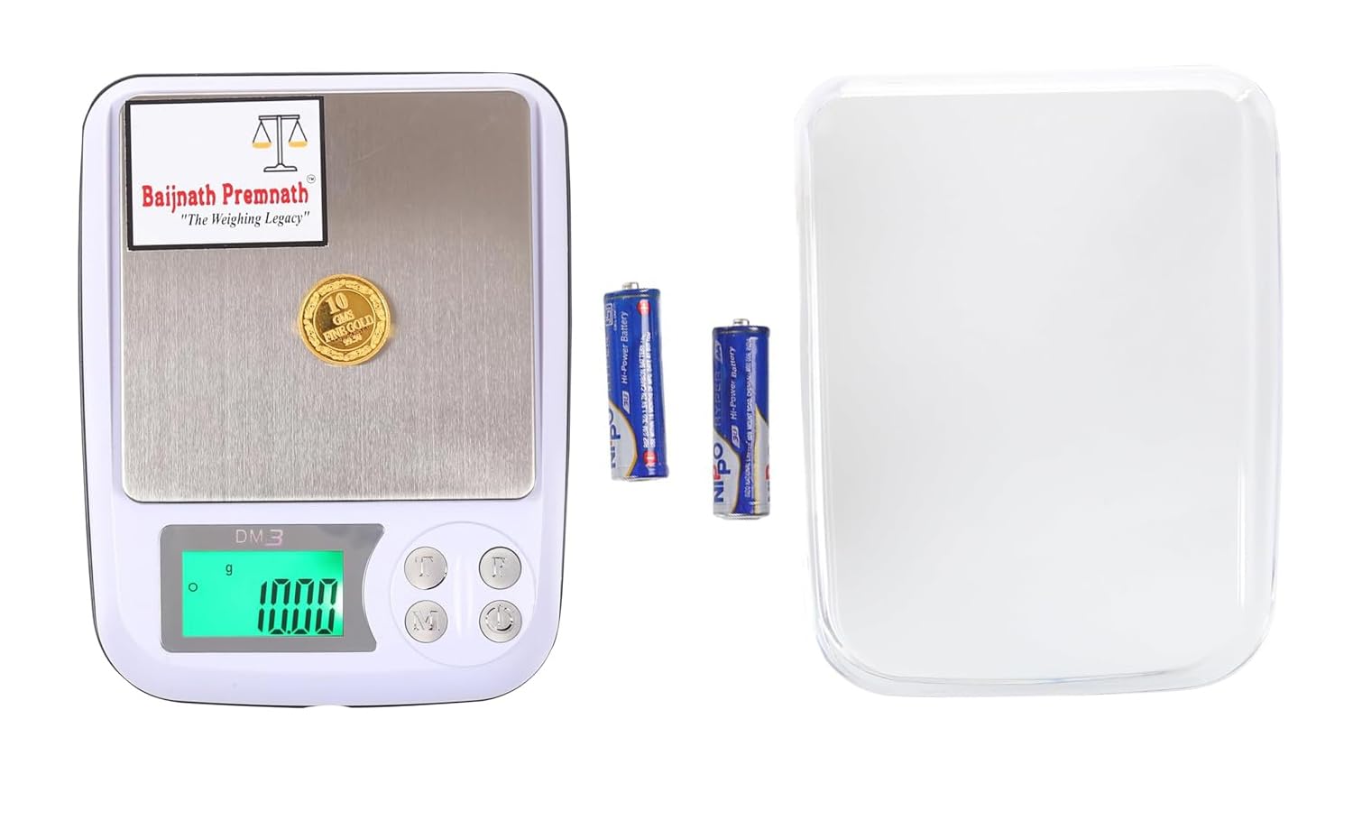 Baijnath Premnath DM-3 1000g (1kg) x 0.01g (10mg) Digital Jewellery Weighing Scale - Precision Scale for Gold, Silver, and Chemicals Weight - Domestic & Professional use (B0CX23XNHZ) Amazon Price History, Amazon Price Tracker