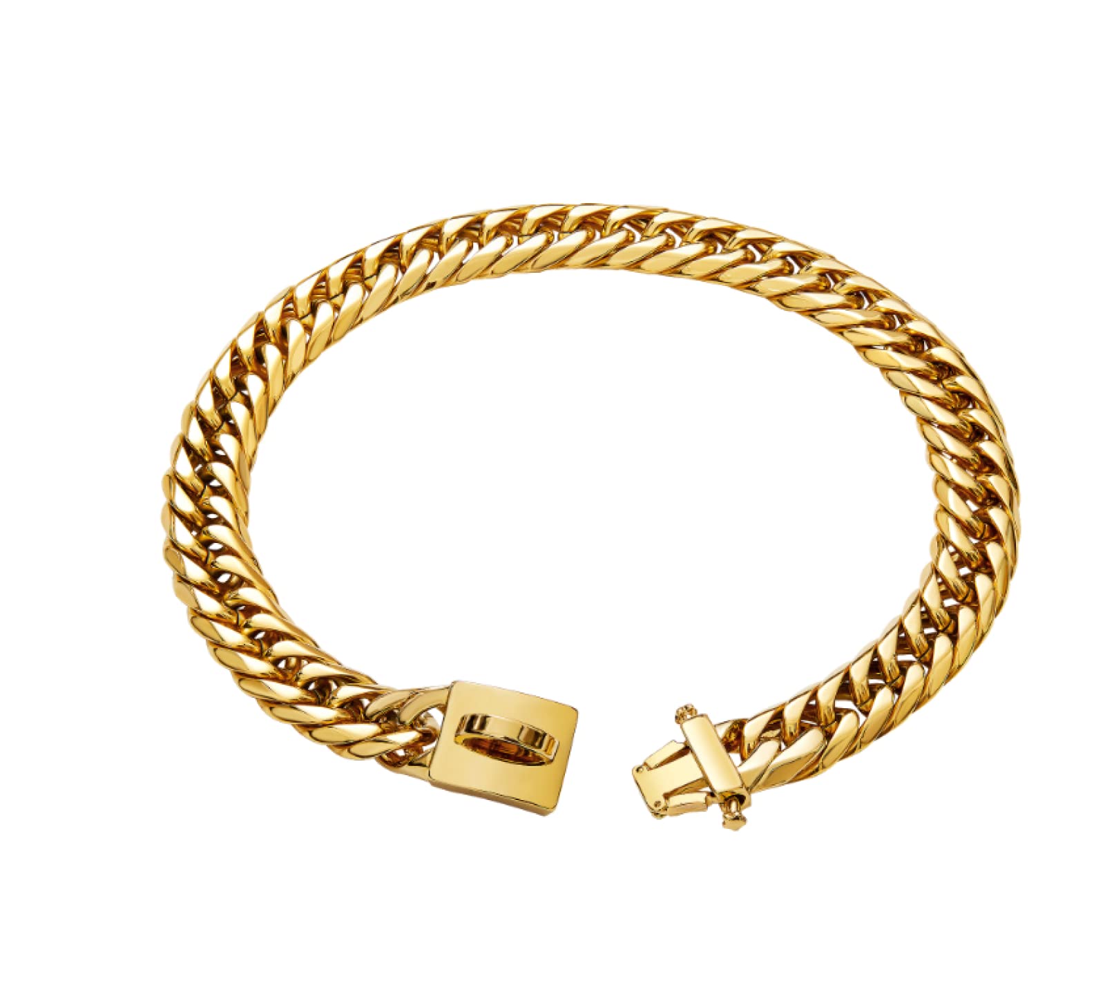 Collare Per Animali Domestici Collarino Gatto Collare Cane Forniture Per Animali Domestici Collare A Catena Per Cani In Acciaio Inossidabile Manicotto Per Collo Bold Anti-Morso Guinzaglio Anti-Caduta