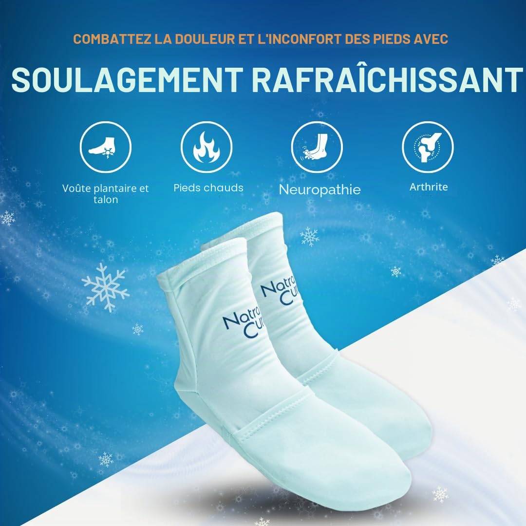 NatraCure Chaussettes De Thérapie Froide (Petit/Moyen) (A705-CAT)