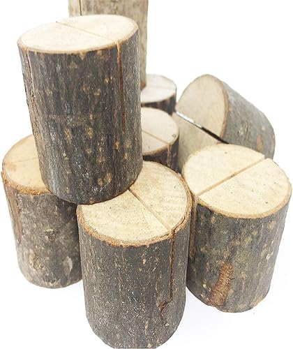 Miniatura 4 de Zanzpc Soporte de madera para tarjetas de boda, para decoración del hogar, fiesta, 50 unidades