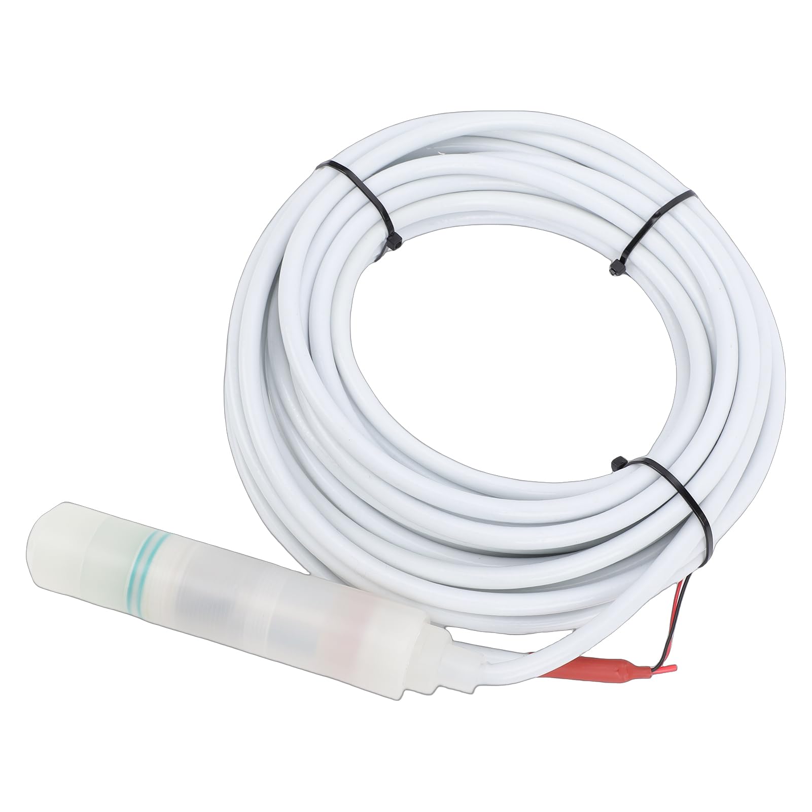 Transmisor de Nivel Sumergible Sensor de Nivel de Líquido con Cable de 10 M para Medición de Agua Material PP Duradero (Rango 0-10M (Cable 10m))
