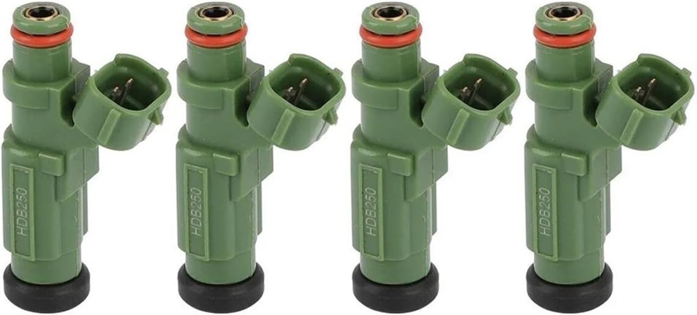 Fuel Injector Kit Hdb250 842-12357 Fuel Injector for Nozzle for Mitsubishi for Lancer 2.0L L4 2004 2005 2006 2007 Mn128318 Fj974 1550576 4G1867