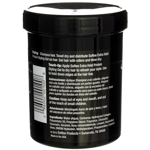 Softee Styling Gel Proteins Extra Hold 8 Oz