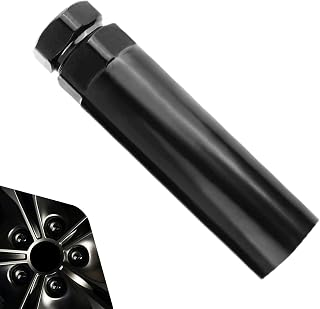 Car 6 Point Spline Lug Nuts Key Tuner Socket Tool, Anti-slip & Shockproof Socket Key Tool, 3/4" and 13/16" Hex Replacement Wrench, Universal for Cars, SUVs, Trucks (Black)