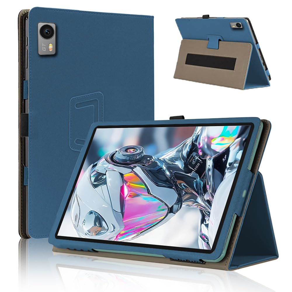 HEADWOLF Androidタブレット 本体 ネイビーケース付き HEADWOLF