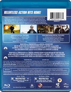 Blu-ray Shooter / Four Brothers (Blu-ray Double Feature) Book