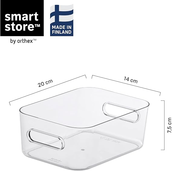 SmartStore Compact Clear Storage Box S - Small Transparent
