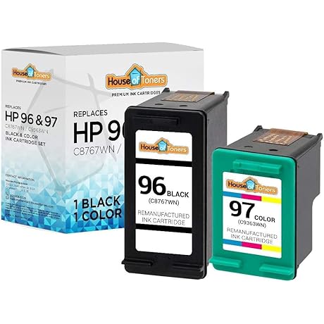 Remanufactured for HP 96 and HP 97 Ink Cartridge High Yield Replacement for HP