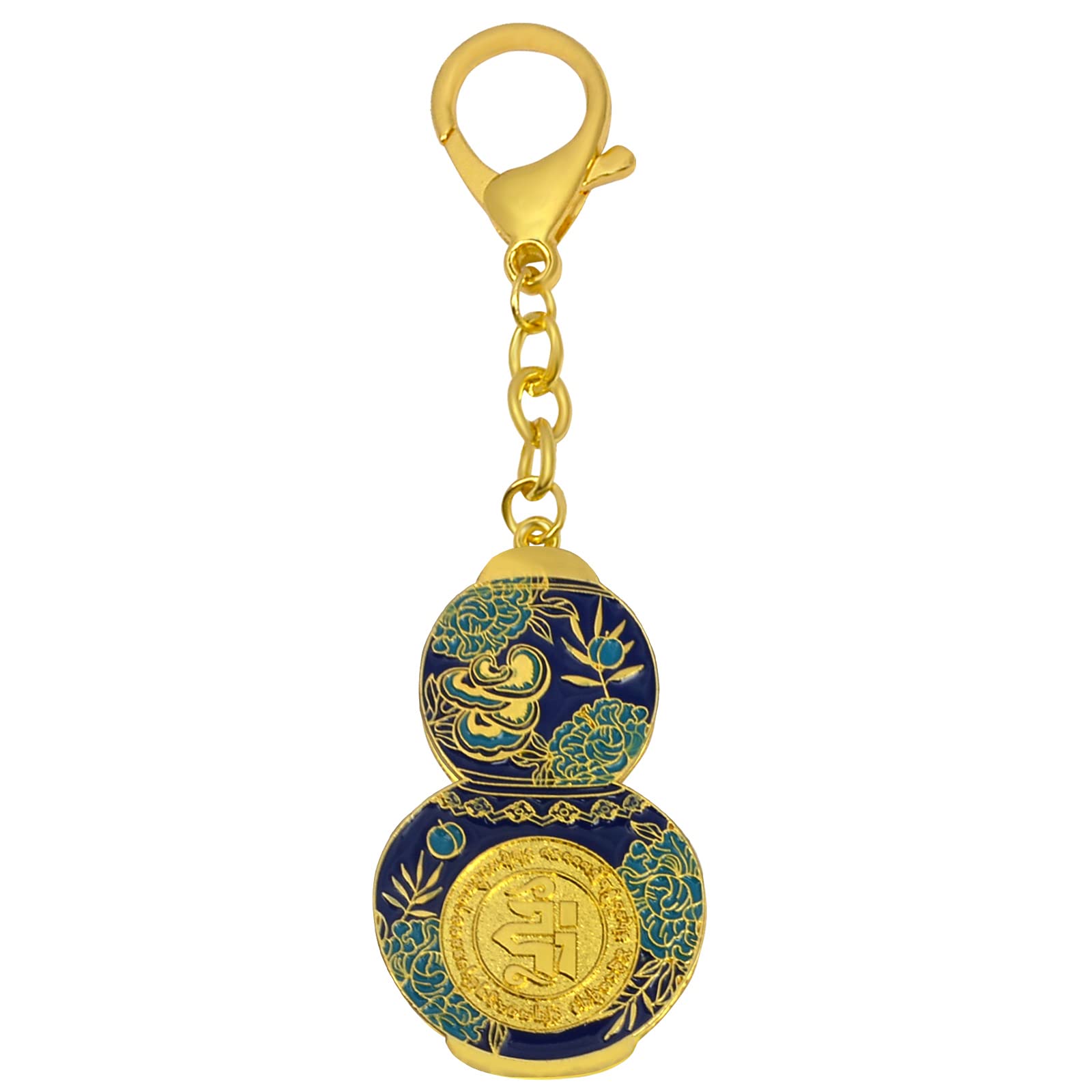 Portachiavi Amuleto Feng Shui Tai Sui 2020 - Anno Del Ratto, Talismano Taoista Protezione, 12x4,2 Cm