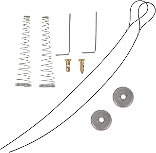 VILLCASE Stainless Steel Door Latch Gate Latch Cable Pull, Stainless Steel Adjustable Gate Latch String Fence Gate Pull Lock Latch, Replacement Spring Loaded Fence Gate Latch