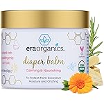 Era Organics Baby Diaper Balm - USDA Organic Ointment Cream Extra Soothing and Nourishing for Dry, Sensitive Skin - All Natural to Help Excess Moisture, Rash or Chafing