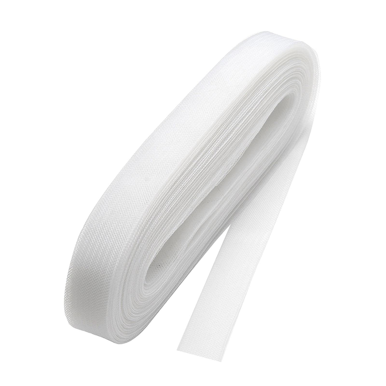 Treccia Di Crine Di Cavallo In Poliestere - Per Abiti Da Sposa E Ballo, 1/2 Pollice, 50 Yard - Foto 5