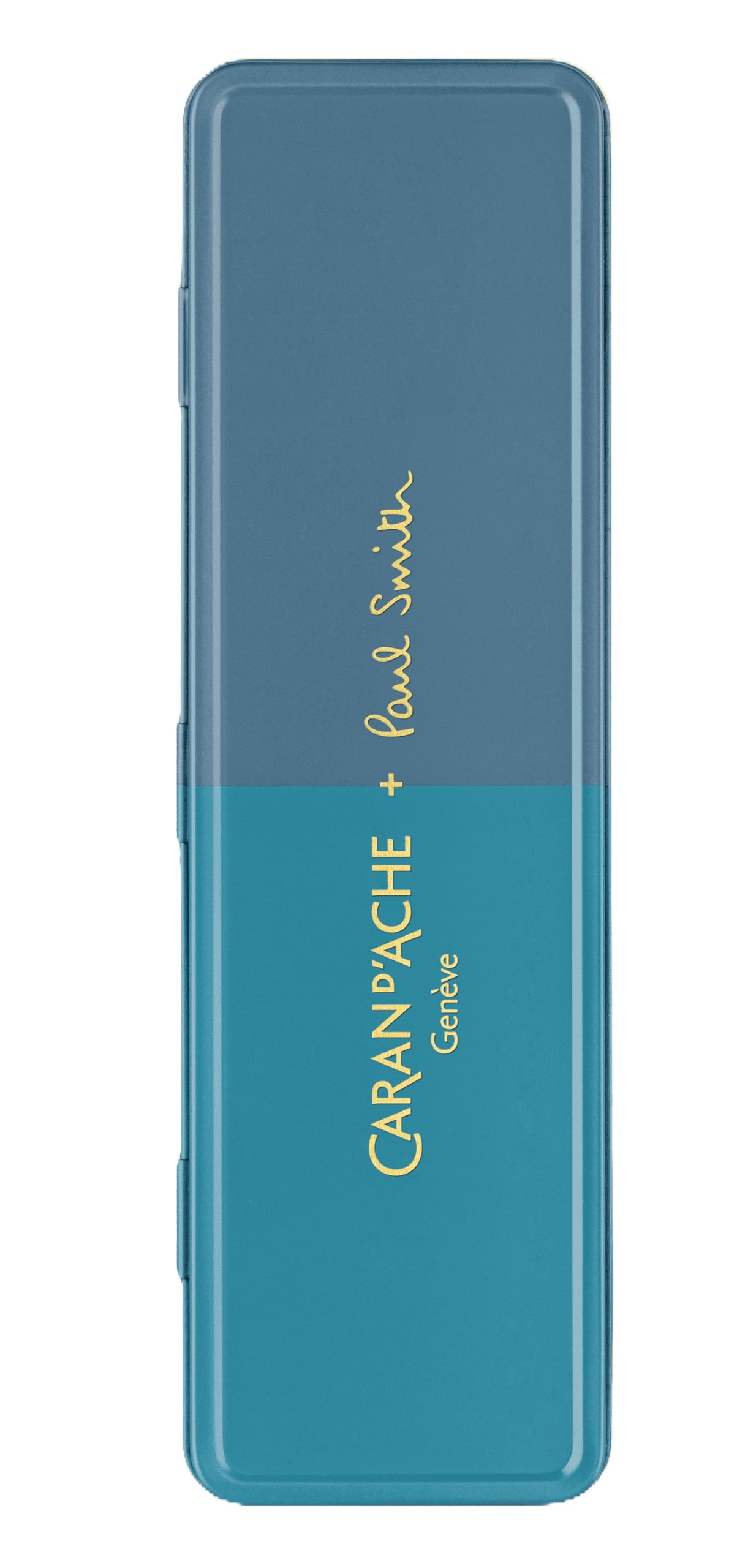 Caran d'Ache Paul Smith V4 Mechanical Pencil, Cyan Steel, Cyan Blue & Steel Blue - Image 3