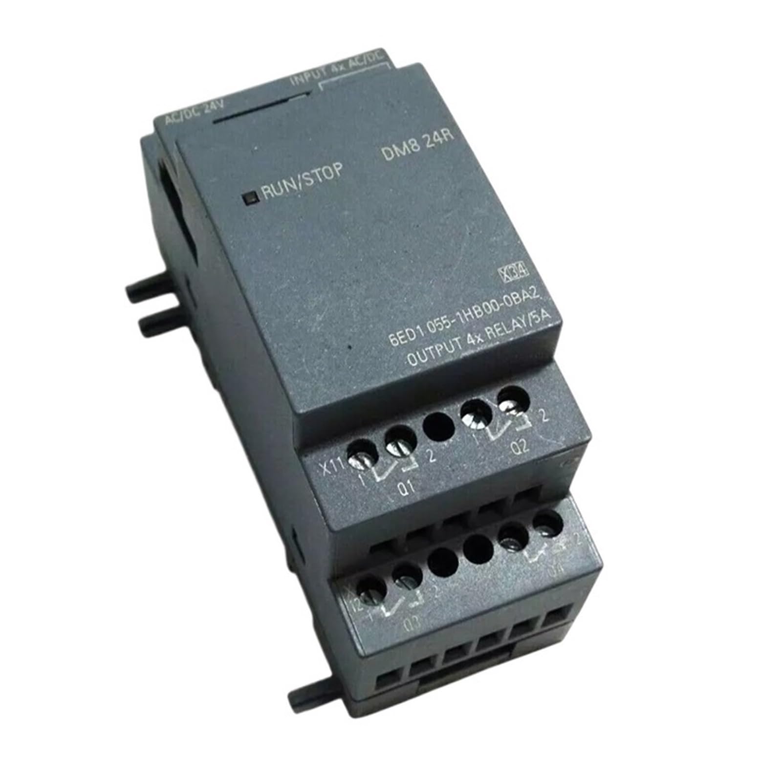 ZVQYSGIW 6ED1055-1MB00-0BA2 6ED10551MB000BA2 DM8 12/24R Expansion Module, PS/I/O: 12, 24V/12V/24V/relay