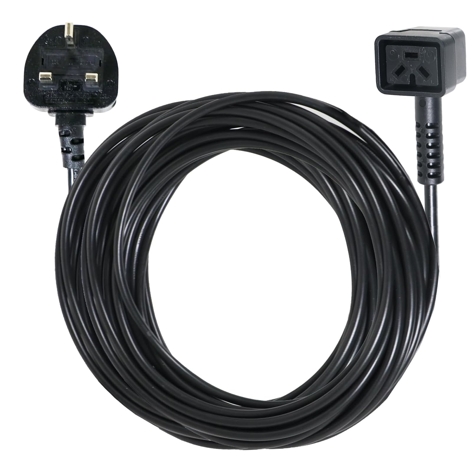 SPARES2GO Mains Cable Power Lead & UK Plug Compatible with Numatic Henry Tub Vacuum Cleaners (12 Metres, 3 pin)