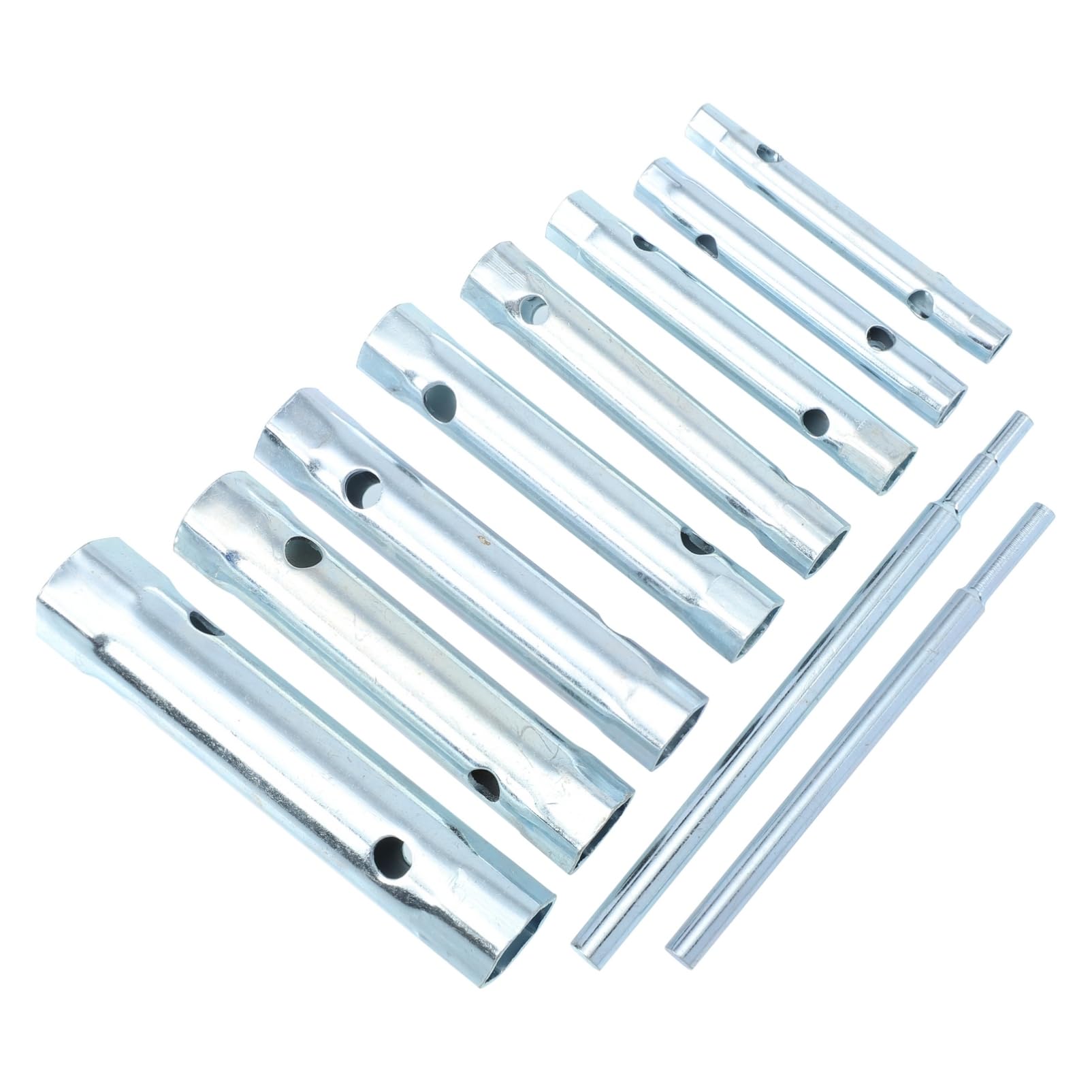 Gogogmee 10Pcs Dual Ended Spanner Socket for Spark Plug Removal Durable Steel Wrench Tools for Automotive Maintenance Convenient and Practical Nut Tap Socket