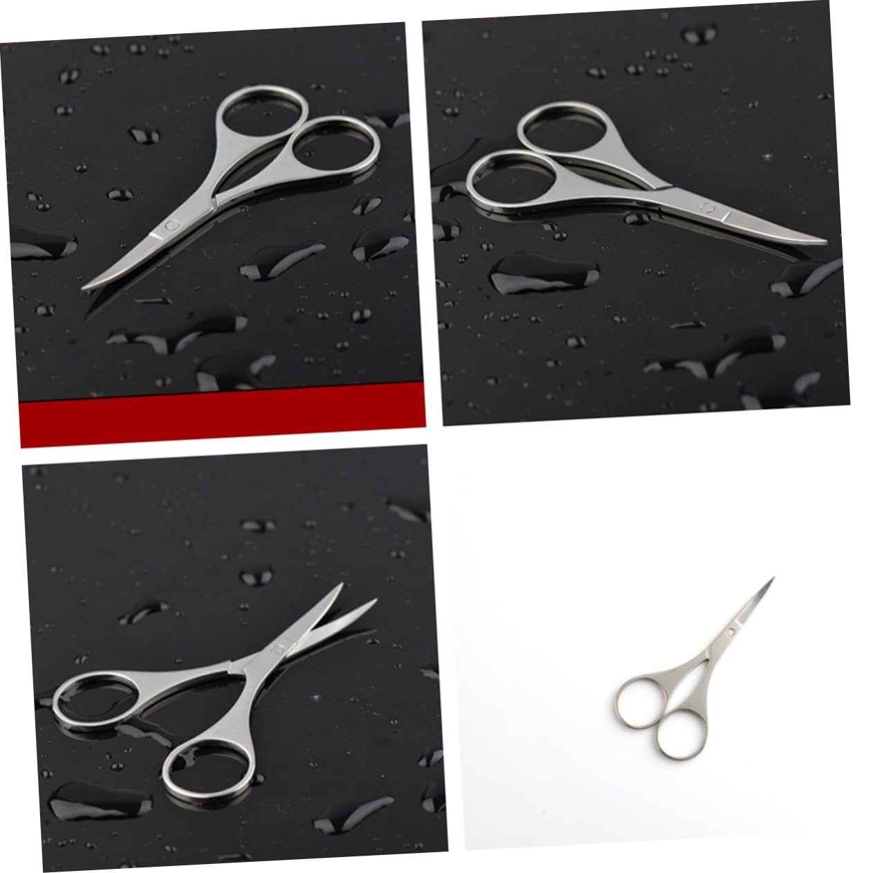 1 Pieza Tijeras Inoxidable para Nariz y Cejas Recortador Seguro y Práctico Diseño Ergonómico para Depilación de Facial