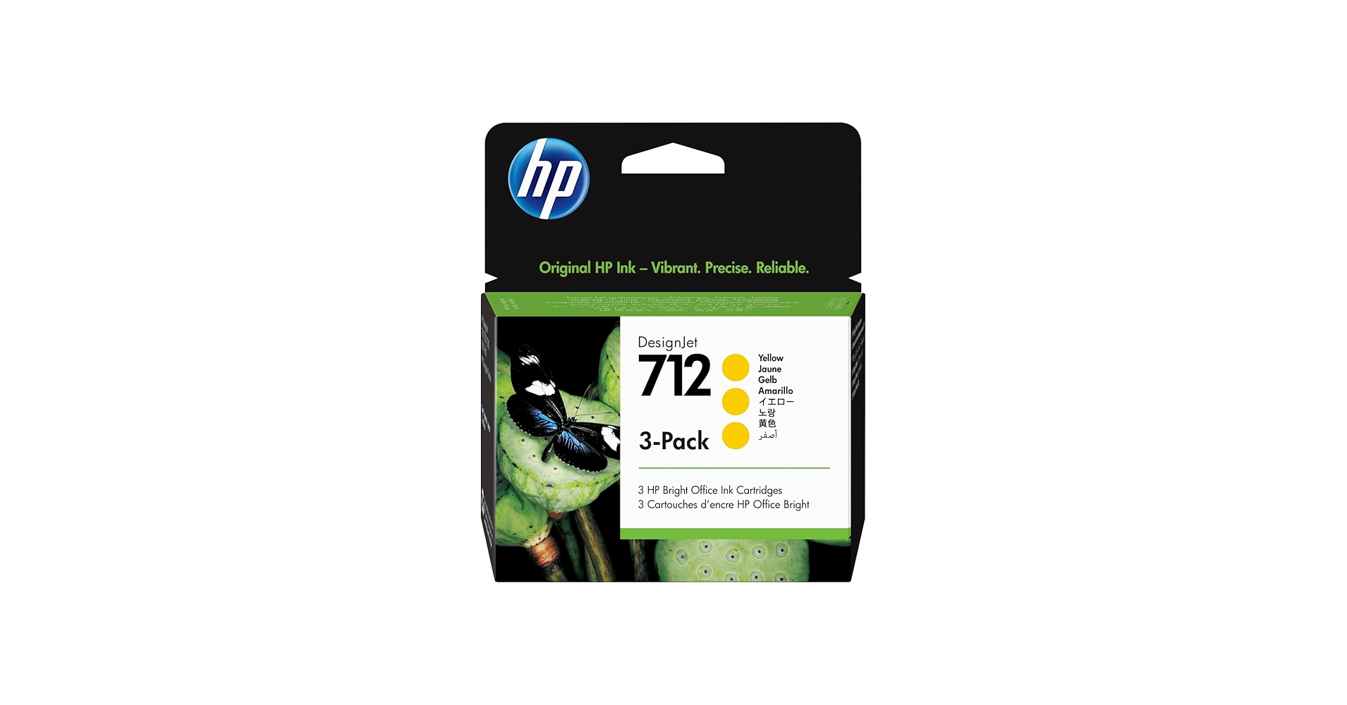 Amazon.com: HP 712 Yellow 29-ml 3-Pack Genuine Ink