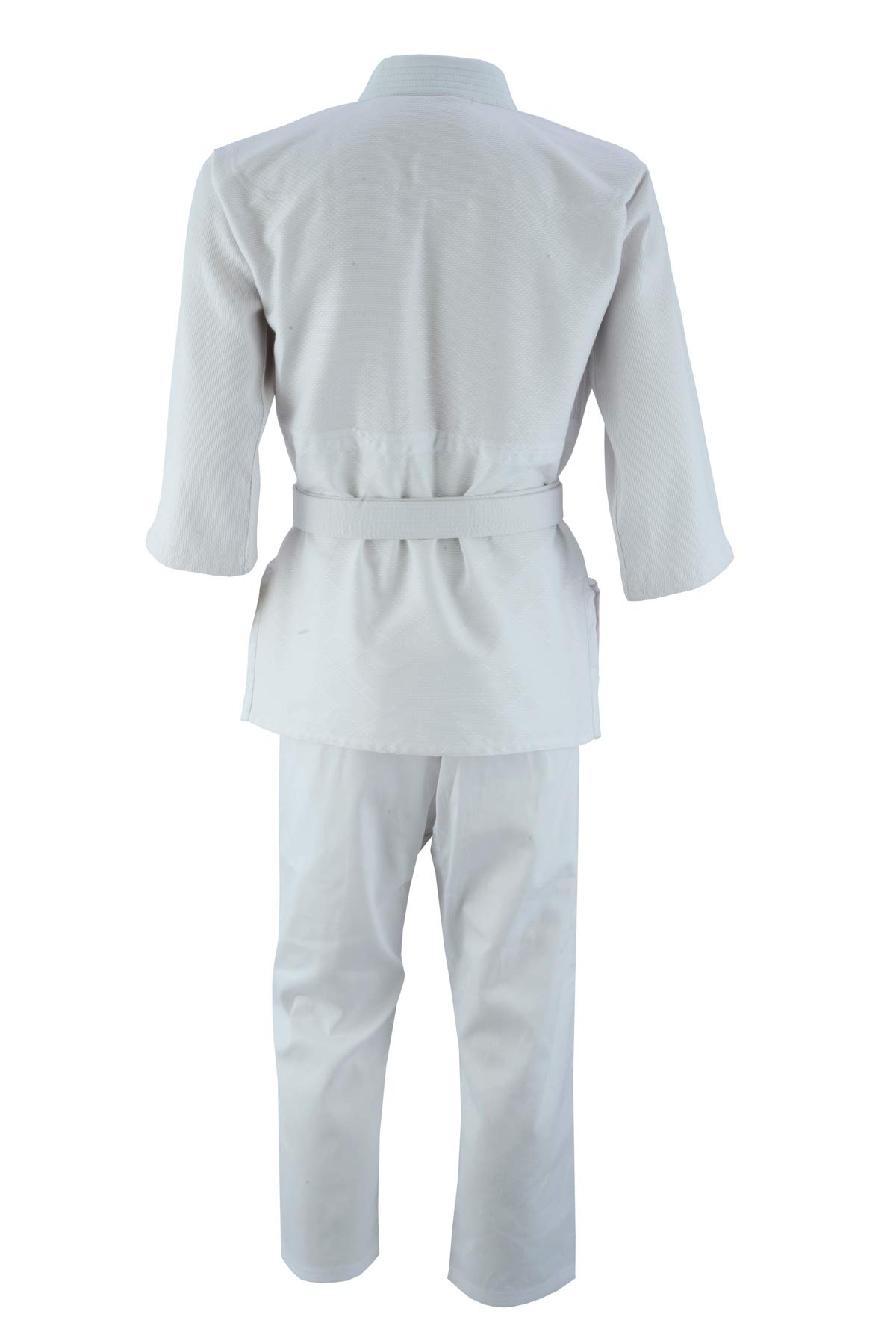 Malino Traje de Judo Gi para niños Uniforme de Poli-algodón 350Gsm Color Blanco tamaño 2/150