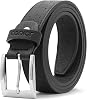 Corkor Men Cork Belt - Vegan Leather - Belt for Men Brown Black Color Durable, Adjustable, Non-Leather 1 1/8 for Casual Wear