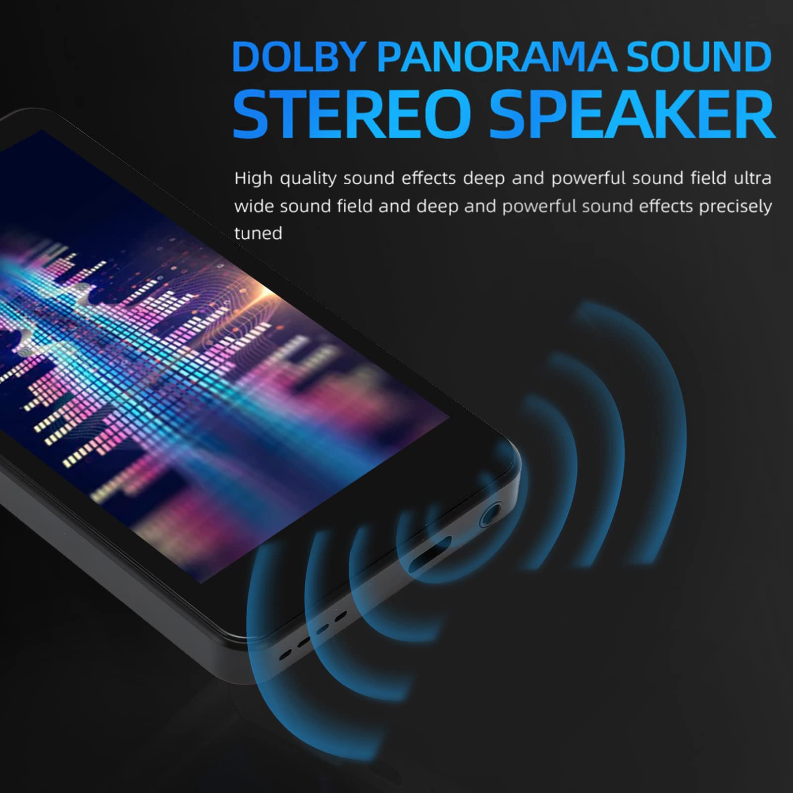 Odtwarzacz MP3 MP4 z Bluetooth i WiFi, 4-calowy w Pełni Dotykowy Ekran Przenośny Bezstratny Odtwarzacz Muzyczny MP4 z Głośnikiem Radio FM i Ebook, Cyfrowy Odtwarzacz Audio HiFi