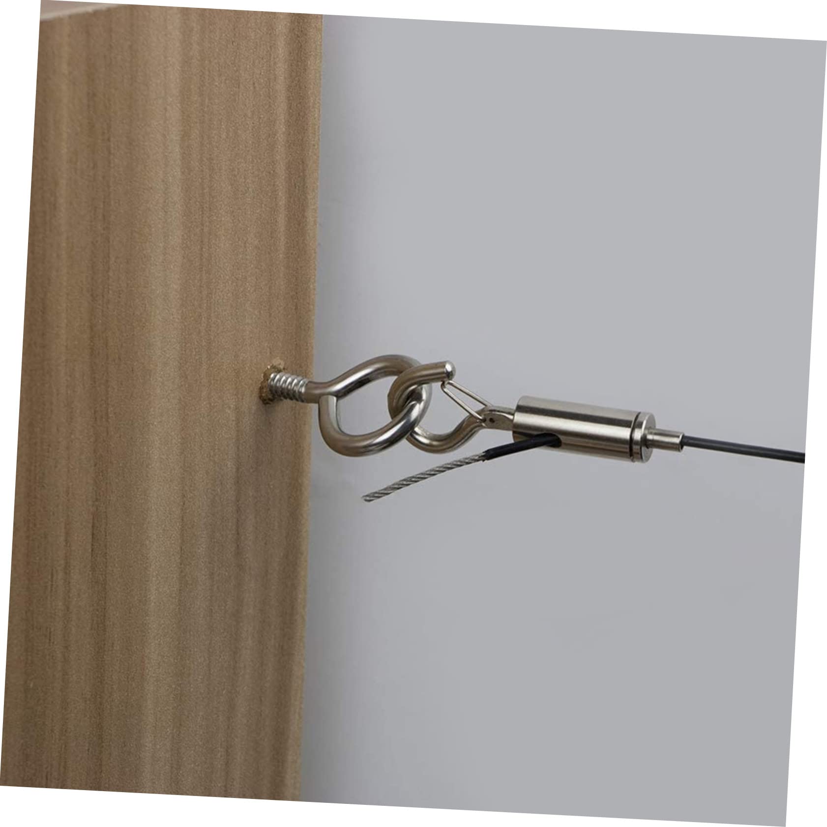 MUCKLILY 6 Pcs Rope Locker Rope Turn Buckle Cable Turnbuckle Hook Heavy Duty Turnbuckle Cable Turnbuckle C Cable Eye Turnbuckle Copper Silver