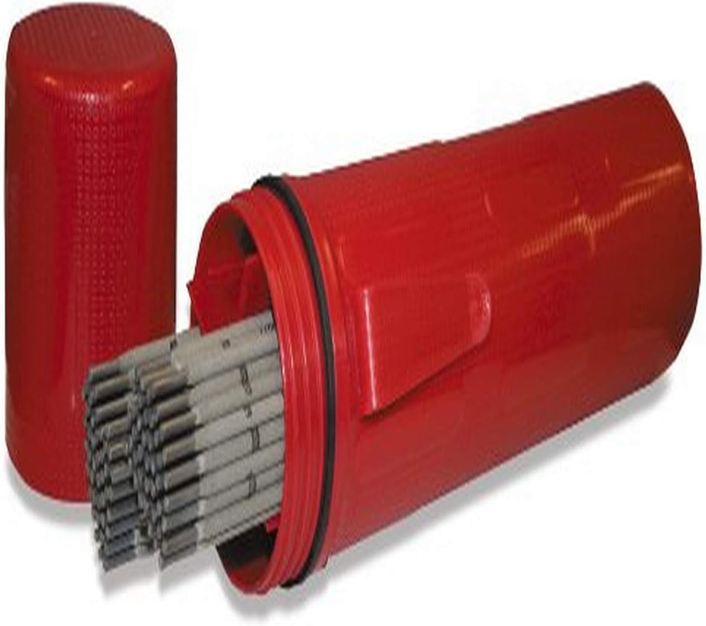 US 00172 Welding Rod Storage Container with Belt Clip , Red , 15