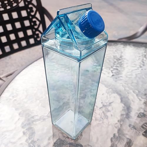 Miniatura 4 de Corvelia Botella de agua de cartón transparente a prueba de fugas, 17 onzas, 33.8fl oz34 onzas, a prueba de fugas, para escalada al aire libre,