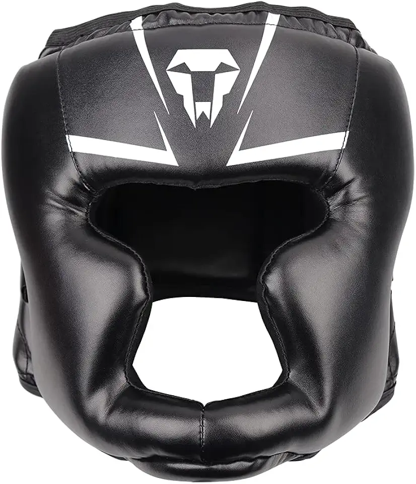 LangRay Boxing Headgear for Kids Adults: MMA Kickboxing Headgear with Mesh, Headgear for Sparring Karate Taekwondo Martial Arts