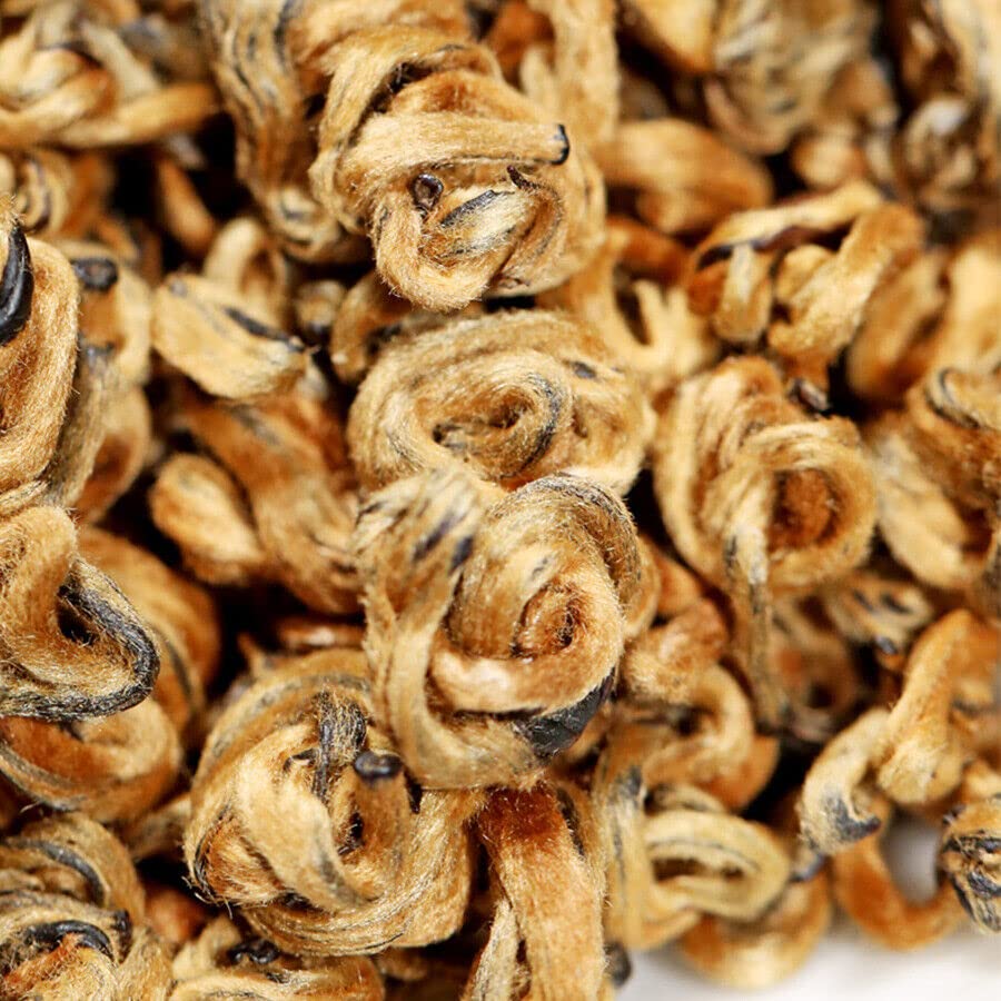 Thé noir Yunnan Dianhong Fengqing : infusez le Huang Jin Luo doré pour votre pause détente