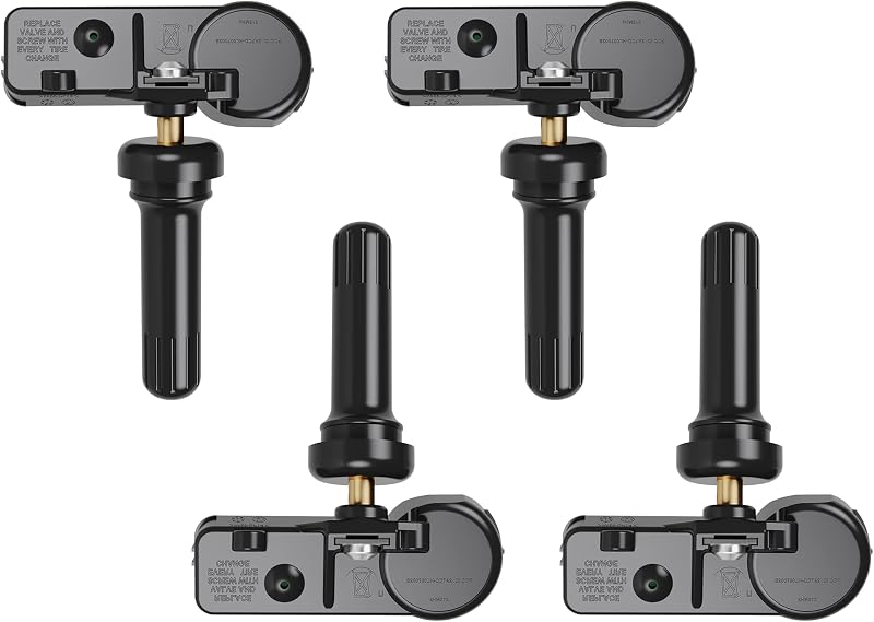 TPMS Sensors,GM 315Mhz Tire Pressure Monitoring Sensor | Compatible for Chevy Silverado GMC Cadillac Buick Pontiac Saturn Hummber Saab Replace#13598771 13598772 13586335 Set of 4