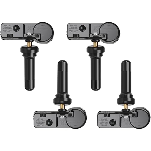 CDWTPS TPMS Sensor,GM 315Mhz Tire Pressure Monitoring Sensor Compatible for Chevy Silverado GMC Cadillac Buick Pontiac Saturn Hummber Saab Replace#13598771 13598772 13586335 13581558 4 Pack