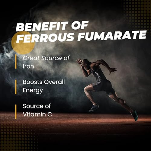 Miniatura 2 de Fumarato ferroso de 1 libra de Essencea Pure Bulk Ingredientes| 100% fumarato ferroso | Suplemento de calidad premium (16 onzas) [El embalaje puede