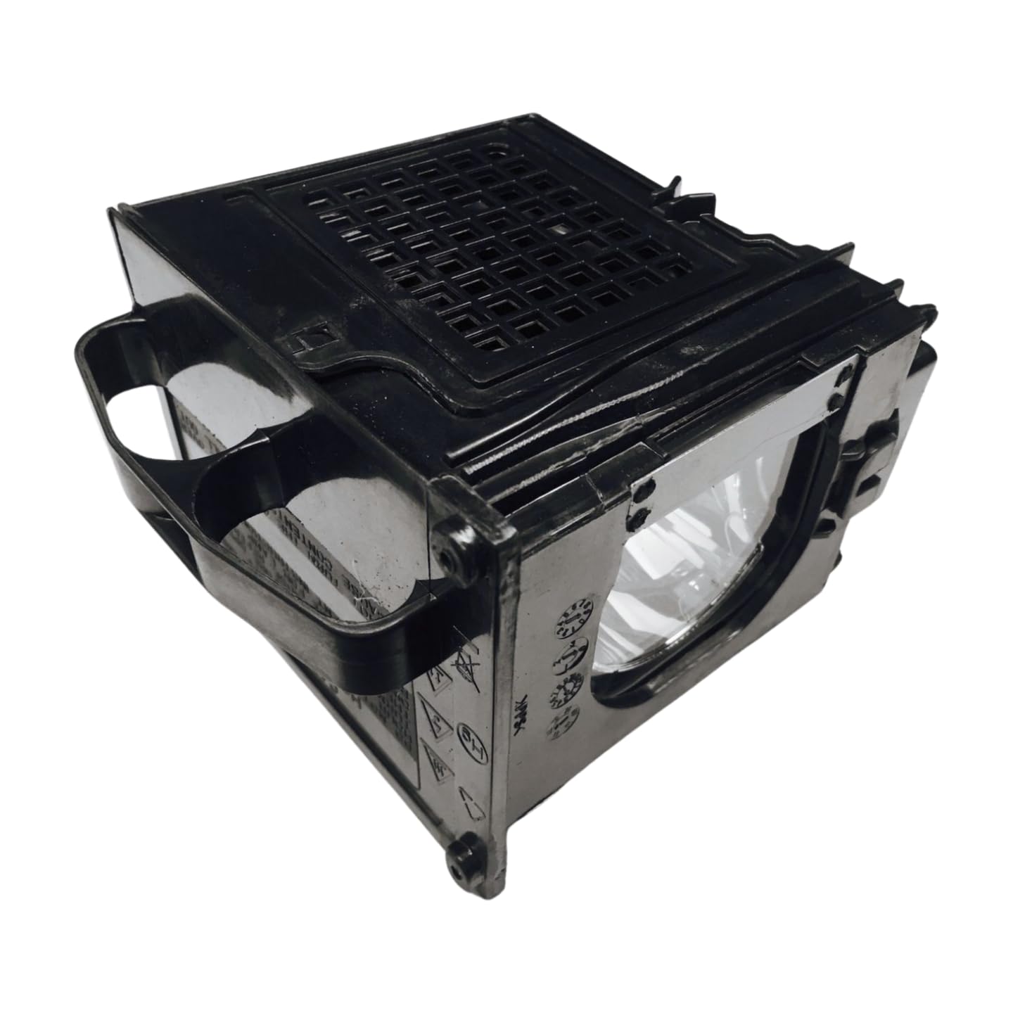 Jaspertronics™ OEM Lamp & Housing for The Mitsubishi WD-65731 TV with Philips Bulb Inside - 1 Year Warranty