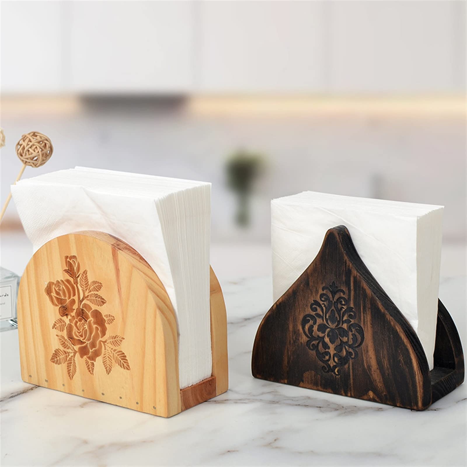 Servilletero De Lujo Baoblaze Servilletero Hueco Redondo