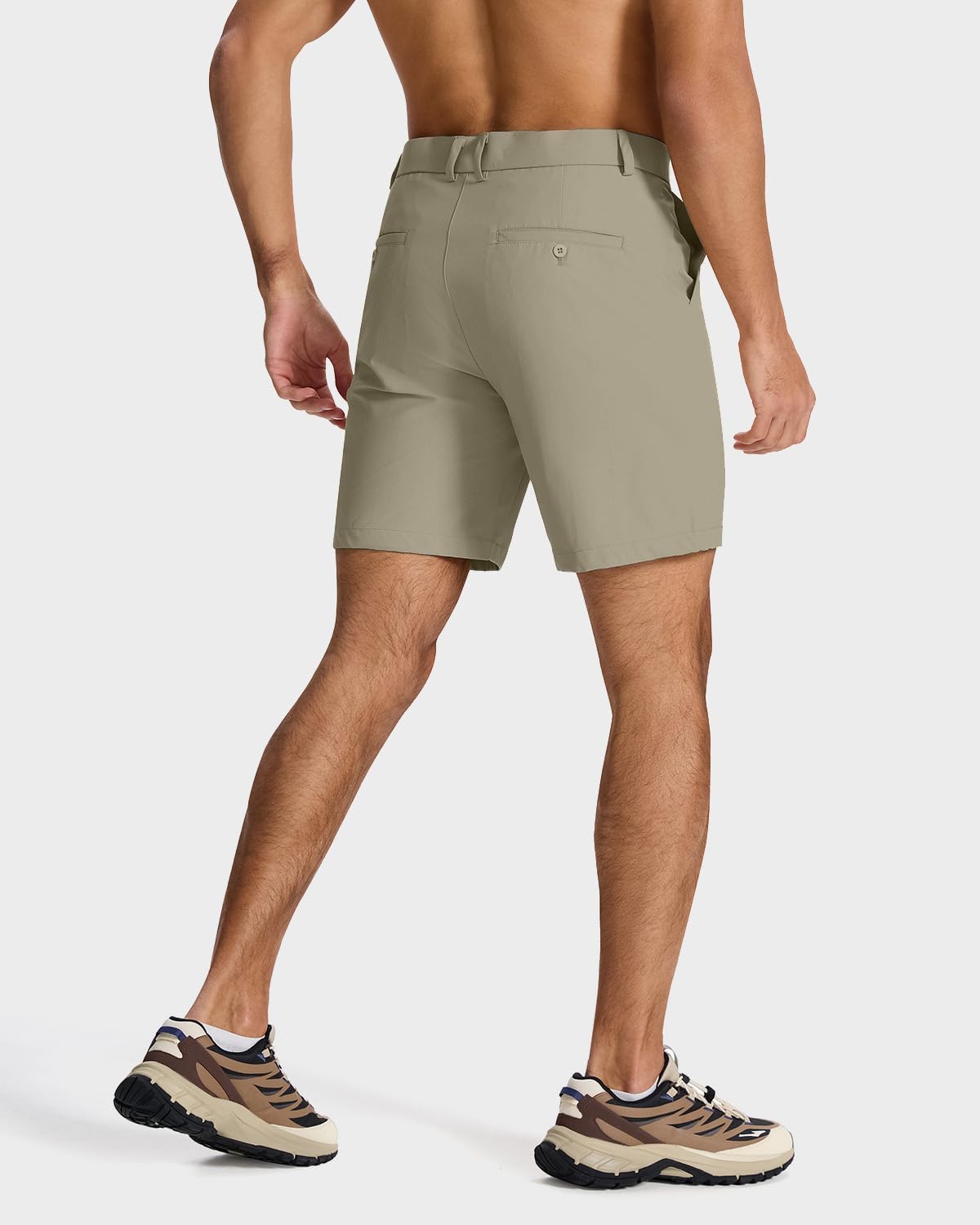 Men's Classic Fit 7/9/11 Inch Golf Shorts Lightweight Long Stretch Hiking Short with 4 Pockets for Casual Work - Image 3