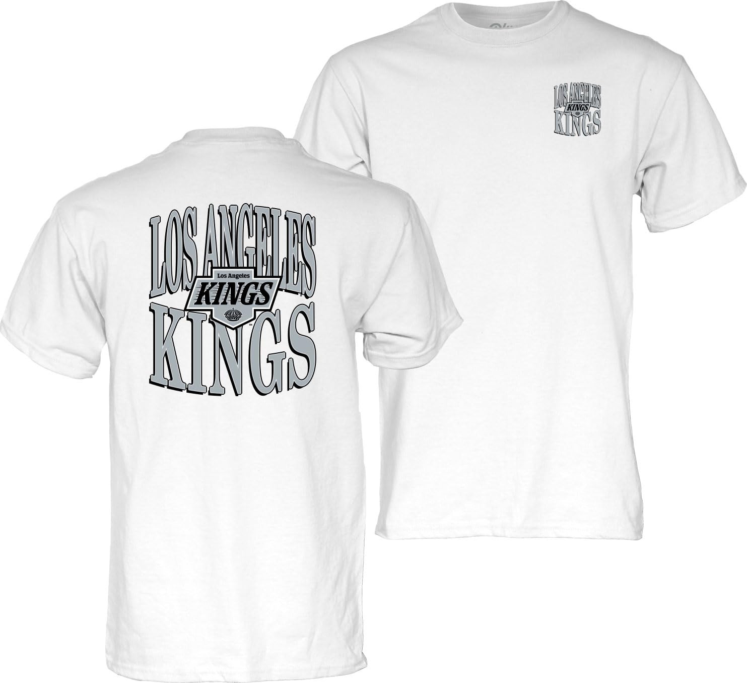 Blue 84 NHL Officially Licensed T-Shirt Front/Back White