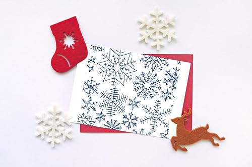 Miniatura 4 de Sellos transparentes de copo de nieve para hacer tarjetas y álbumes de fotos, sellos de nieve de invierno, fondo de nieve, sellos de silicona