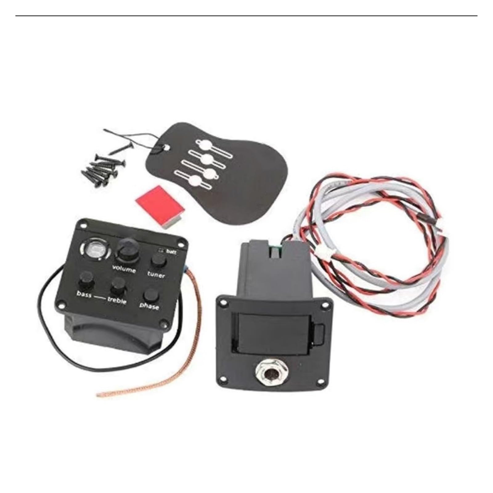 Pickup Per Accessori Professionali Per Chitarre Acustiche Equalizzatore Piezoelettrico A 2 Bande Con Accordatura