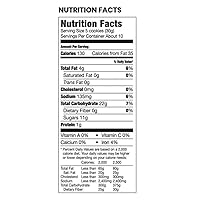 Vista 17 de Mi-Del Galletas de chocolate crujientes, con certificación sin OMG, 0.00 oz de grasa trans, galletas saludables (paquete de 8)