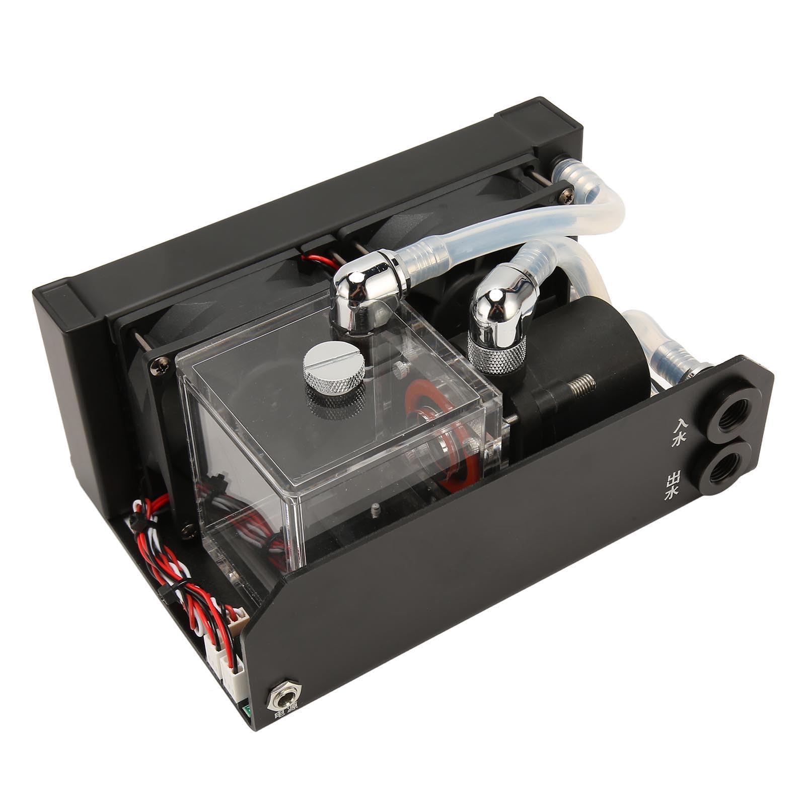 Pompa chłodnicy wodnej, chłodzenie 12 V, 10 W, 300 ml, 80 mm, 4000 obr./min, zbiornik, procesor, elektronika, akcesoria komputerowe, komponenty komputerowe, wentylatory wewnętrzne, systemy chłodzenia