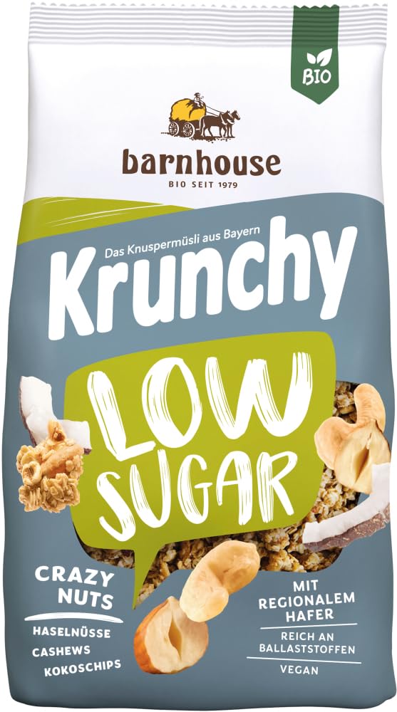 Krunchy Low Sugar Crazy Nuts 12 x 375 g