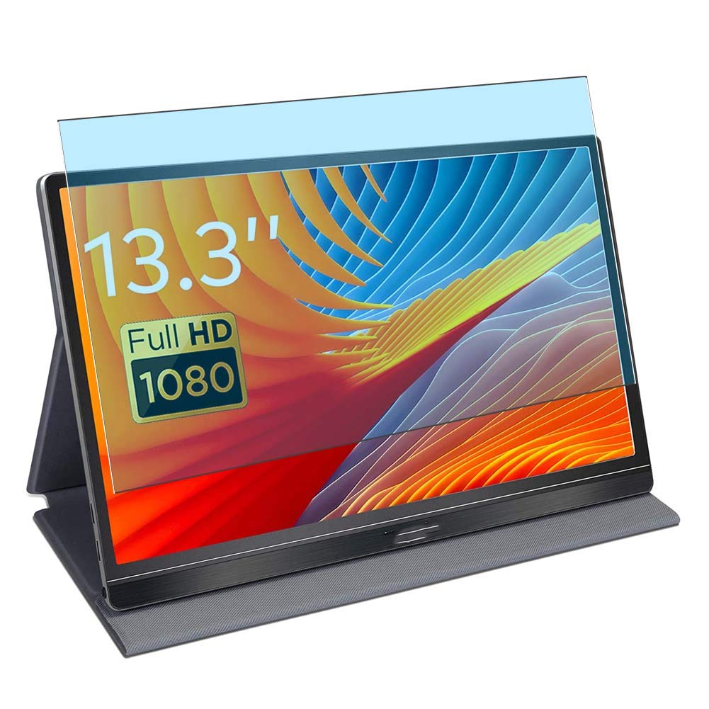 2 Pack Anti Blue Light Screen Protector Film, Compatible with Kogoda K1301R Portable Monitor 13.3" TPU Guard （ Not Tempered Glass Protectors ）