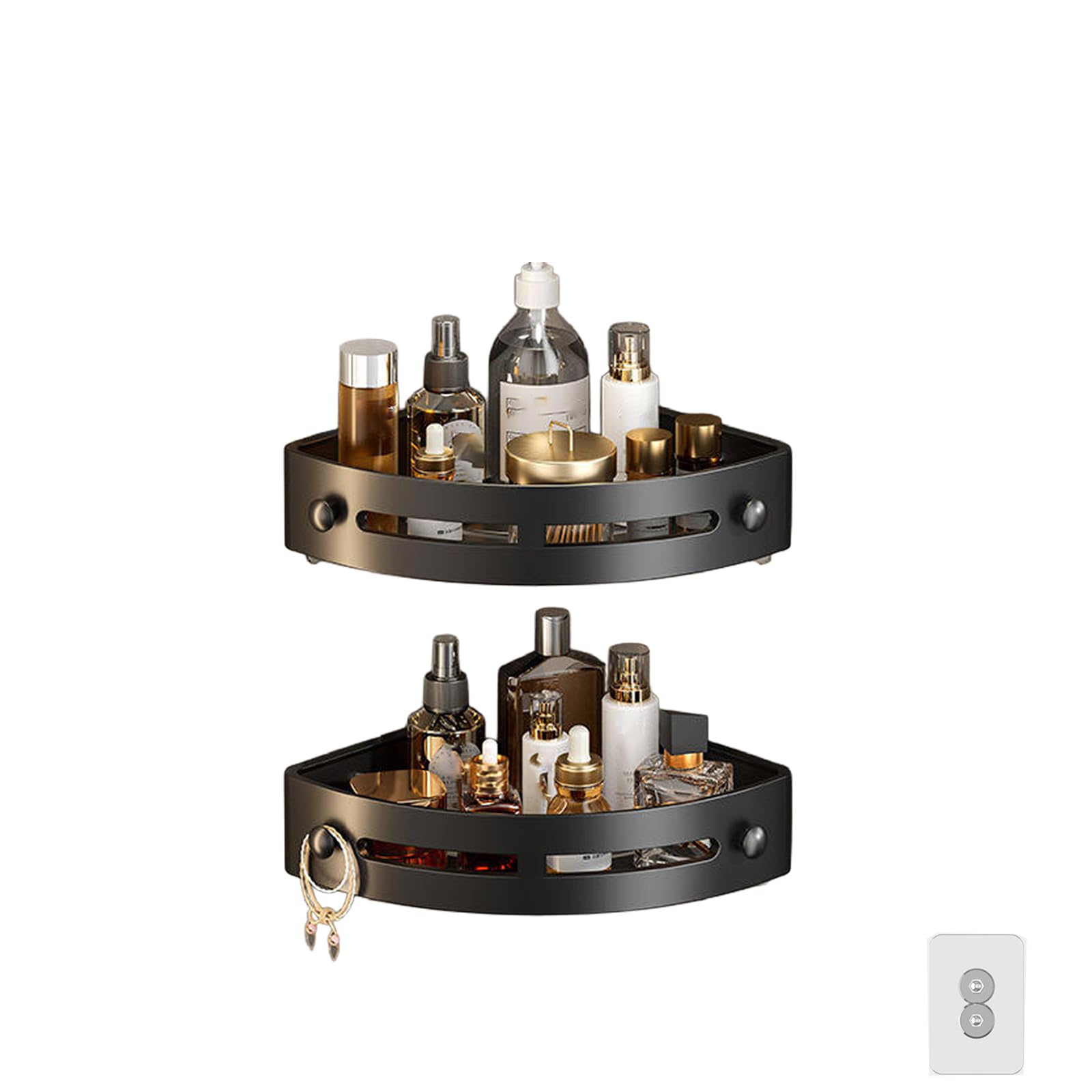 Triangle Shower Caddy 3 Pack Triangle Shower Caddy 3-Tier Corner Shelves Shower Storage Rack Drill Free Wall Mountshower
